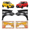 Par Paralama Kia Soul Ex 2009 A 2014 C/furo Novo U.114