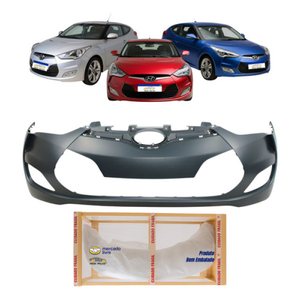 Parachoque Veloster 2011 2012 2013 2014 Novo Preto