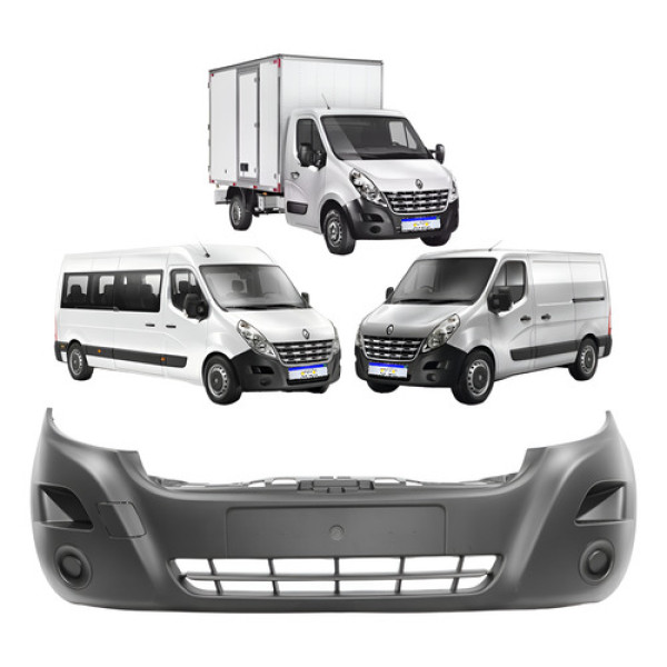 Parachoque Renault Master 2014 2015 2016 2017 A 2022 Novo Preto