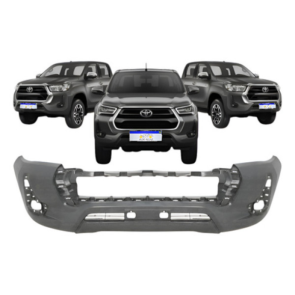 Parachoque Toyota Hilux 2021 2022 2023 2024 Novo Preto