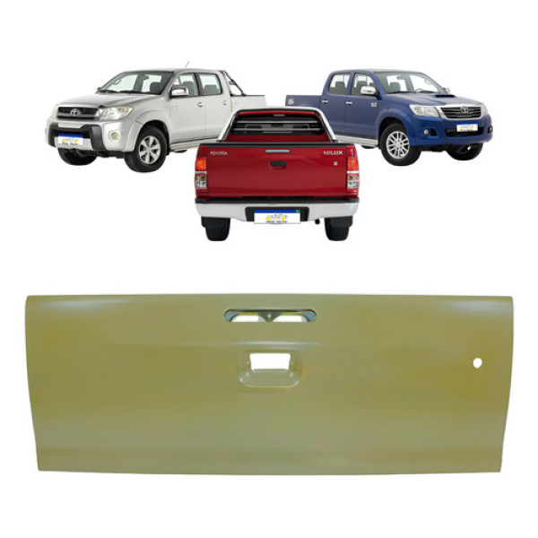 Tampa Traseira Hilux 2012 2013 2014 2015 Sr Full Std - Cinza
