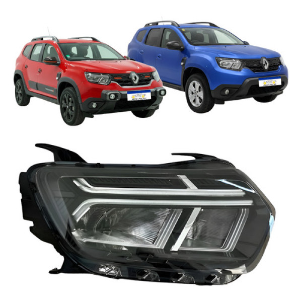 Farol Dianteiro Direito Duster 2024 2025 2026 Full Led Direito/passageiro Farol Dianteiro Direito Duster 2024 2025 2026 Full Led Direito/passageiro