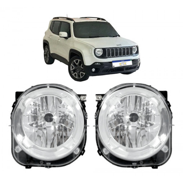Farol Jeep Renegade 2015 2016 2017 2018 2019 2020 2021 Novo
