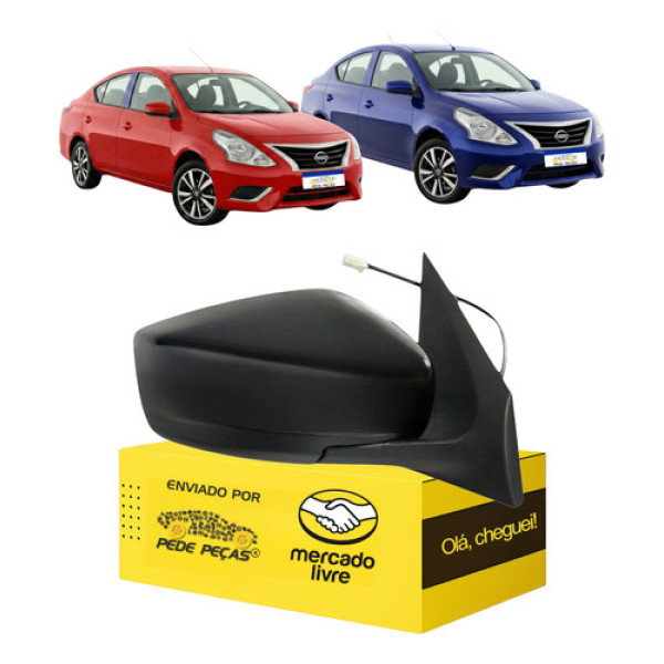 Retrovisor Nissan Versa 2016 2017 2018 2019 Elétrico Novo