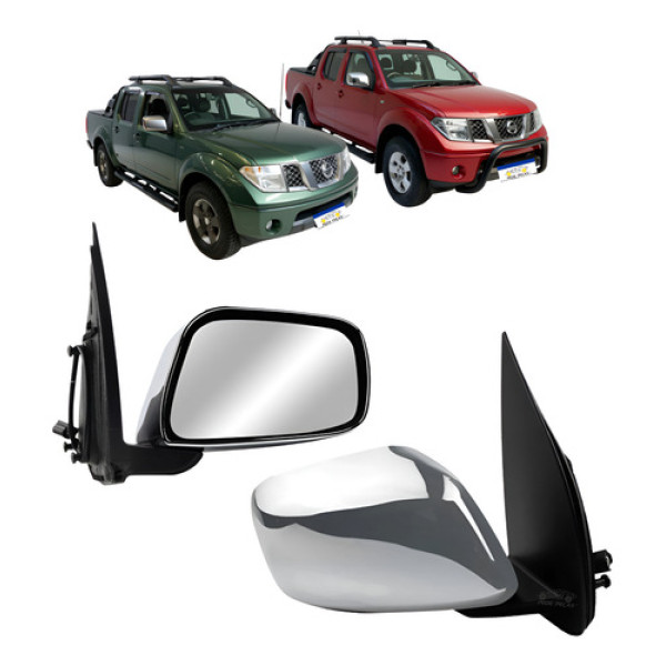 Retrovisor Le Nissan Frontier 2008 A 2016 Elétrico Cromado Esquerdo/motorista