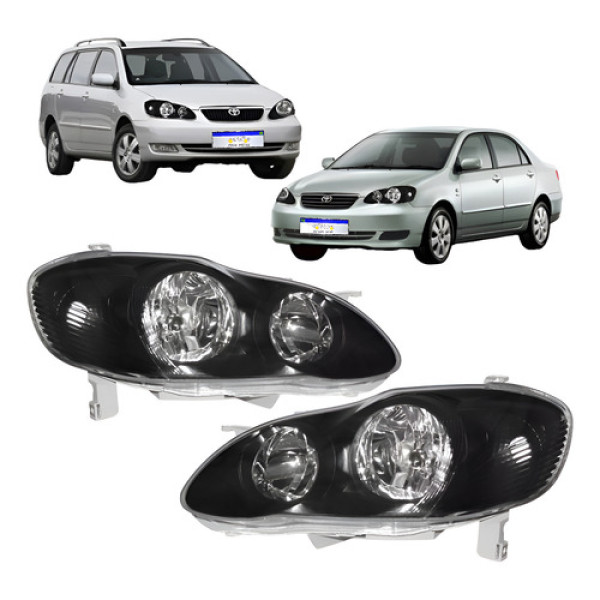 Par Farol Toyota Corolla Fielder 2003 2004 2005 2006 2007 08 Direito