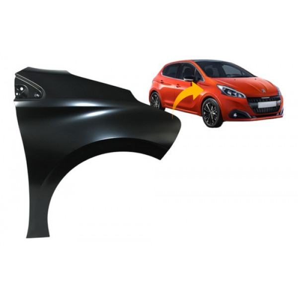 Paralama Peugeot 208 2013 2014 2015 2016 2017 A 2020 Direito