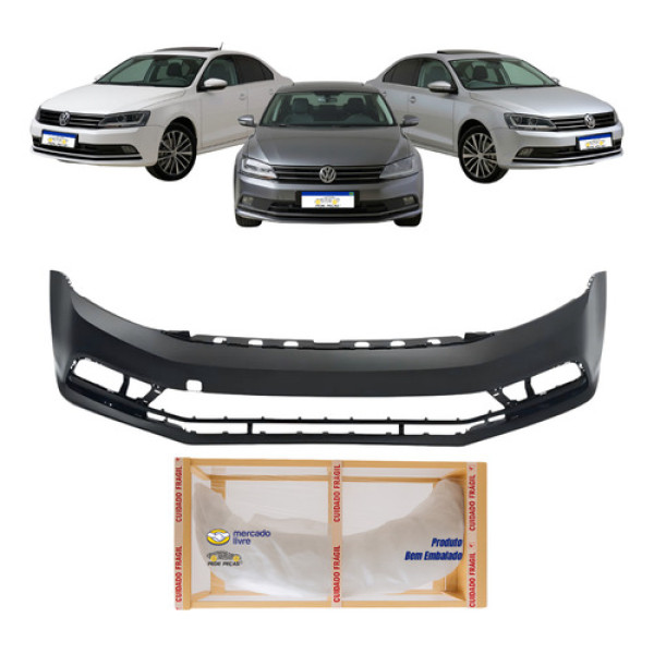 Parachoque Dianteiro Vw Jetta 2015 2016 2017 2018 Preto