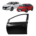 Porta Dianteira Nissan Versa 2021 A 2025 Lado Motorista Novo Preto Esquerdo Dianteira