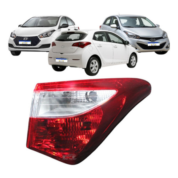 Lanterna Traseira Hyundai Hb20 Hatch 2012 A 2018 Direito