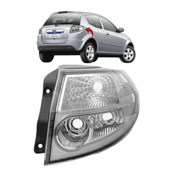 Lanterna Ford Ka 2008 2009 2010 2011 2012 2013 Cristal Novo 