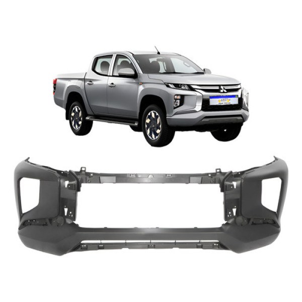 Parachoque Mitsubishi L200 Triton 2021 2022 2023 2024 Novo - Preto
