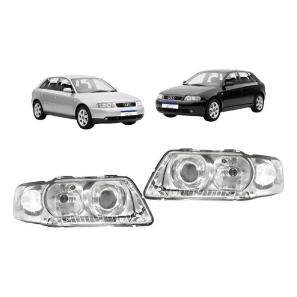 Par Farol Audi A3 2000 2001 2002 2003 2004 2005 2006 Novo Ambos Lados