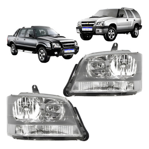 Farol S10 2001 2002 2003 2004 2005 2006 2007 2008 A 2011 Par