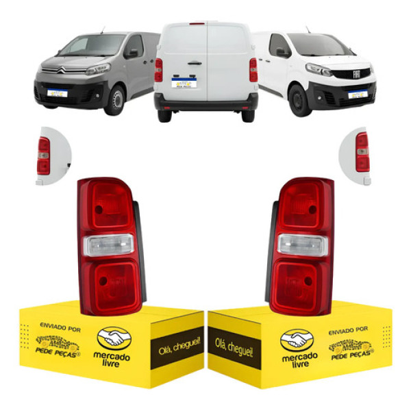 Par Lanterna Expert Jumpy Scudo 2017 18 19 20 21 22 23 24 25 Ambos Lados