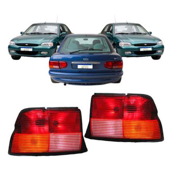 Par Lanterna Canto Ford Escort 1997 1998 1999 2000 2001