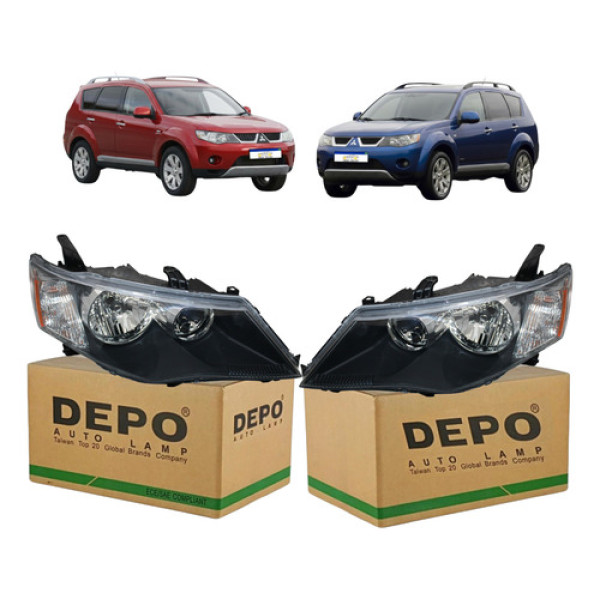 Par Farol Outlander 2007 2008 2009 Manual Ambos Lados