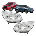Par Farol Chevrolet S10 Trailblazer Lt Ls 2012 A 2016 Novo Ambos Lados