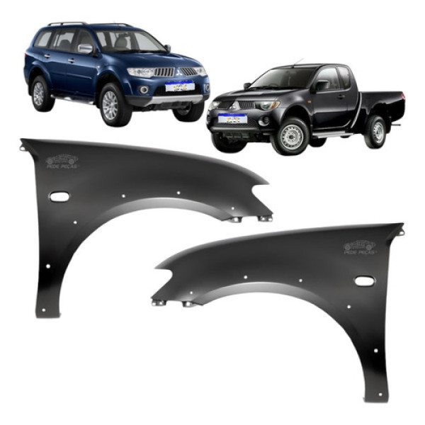 Paralama L200 Triton Pajero Dakar 2008 2009 2010 2011 A 2018