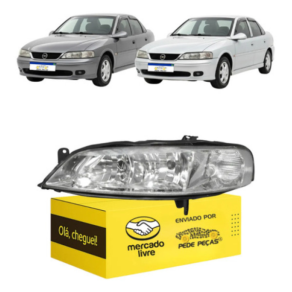 Farol Chevrolet Vectra 2000 2001 A 2005 Gls Expression Le Esquerdo/motorista