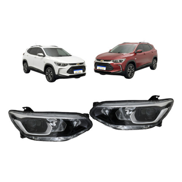 Par Farol Gm Tracker 2020 A 2025 Elétrico C/motor S/led Ambos Lados