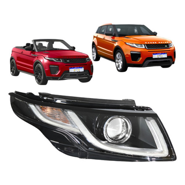 Farol Evoque Ds3 2016 A 2019 10 Pinos Led Se Hse Dynamic Ld Direito/passageiro