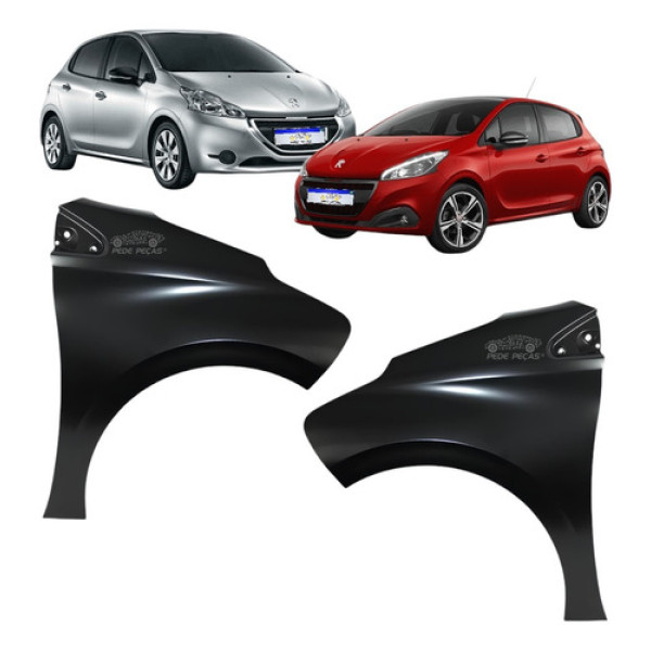 Paralama Peugeot 208 2013 2014 2015 2016 2017 2018 2019 2020