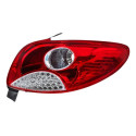 Sinaleira Traseira Peugeot 207 Hatch 2008 09 10 11 A 2015 Ld Direito/passageiro Vermelho/cristal Com Grade Cromada