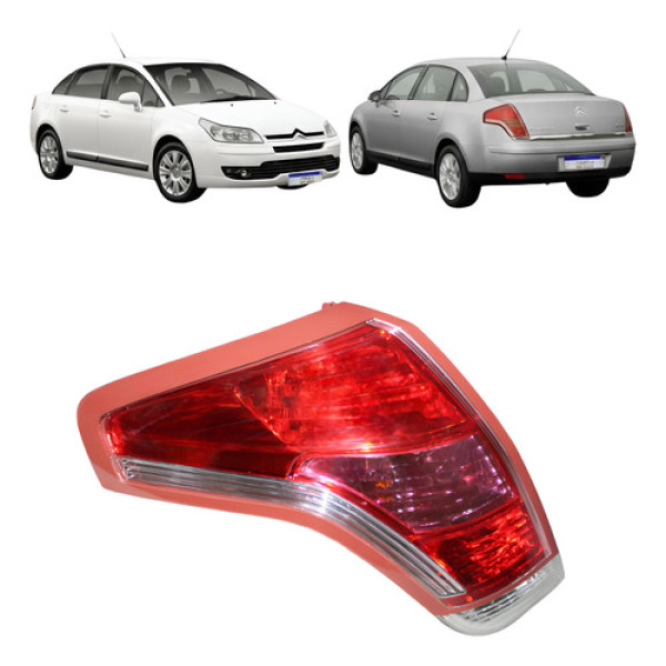 Lanterna Sinaleira Citroen C4 Pallas 2007 08 09 A 2012 L.e - Esquerdo/motorista - Vermelho