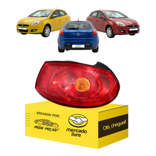 Lanterna Bravo 2011 12 13 2014 L.e Absolute Essence Sporting Esquerdo/motorista Vermelho