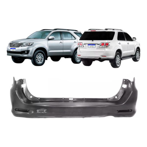 Parachoque Traseiro Toyota Hilux Sw4 2012 2013 2014 2015
