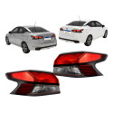 Par Sinaleira Lanterna Versa Sense Exclusive 2021 A 2025 Ambos Lados Vermelho