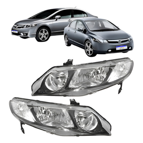 Par Farol Civic 2007 2008 2009 2010 2011 Sinaleira Lanterna Esquerdo