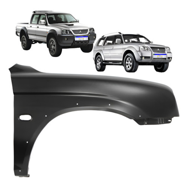 Paralama Mitsubishi L200 Sport 2004 2005 2006 2007 Novo L.d Direito Passageiro
