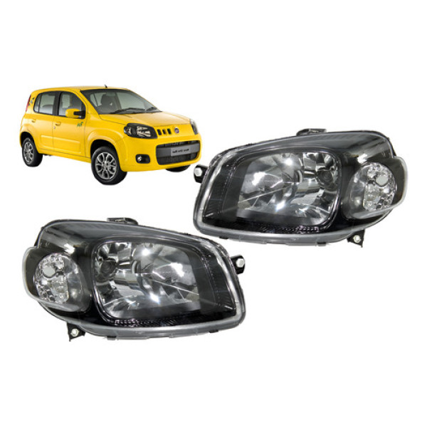 Farol Fiat Uno Vivace Way Fiorino 2011 2012 2013 2014 A 2016