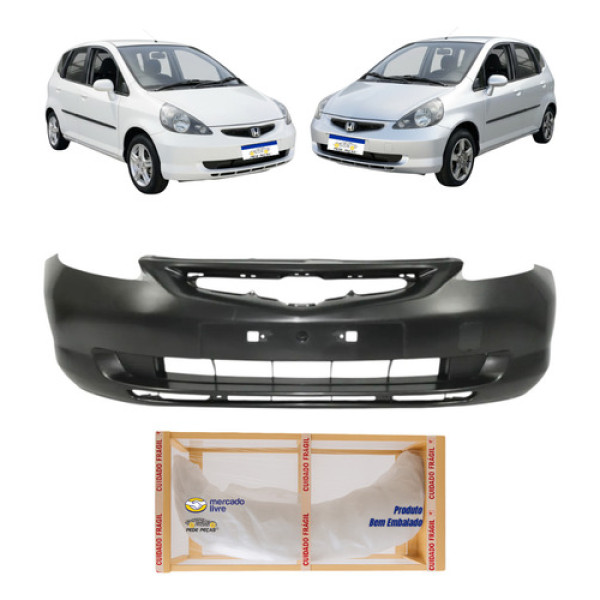 Parachoque Dianteiro Honda Fit 2003 2004 2005 2006 Novo