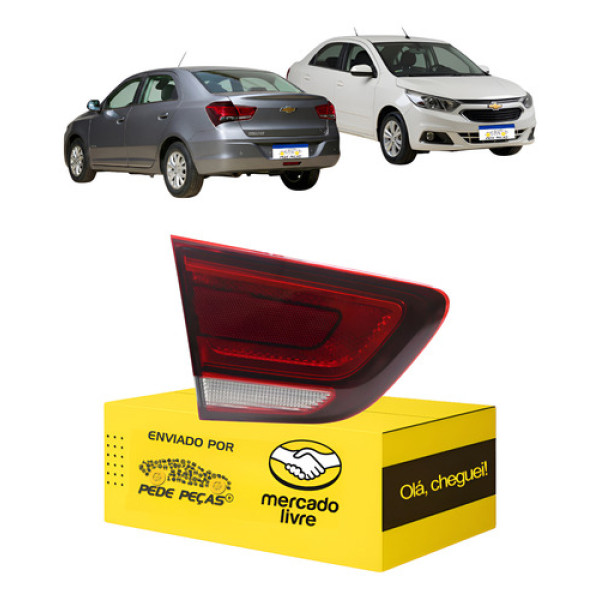 Sinaleira Da Tampa Cobalt 2016 2017 2018 2019 2020 Fumê L.e Esquerdo/motorista Vermelho