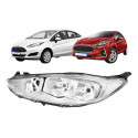 Farol Ford New Fiesta 2013 2014 2015 2016 A 2019 Cromado