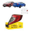 Sinaleira Traseira Canto Direito Honda Civic 2017 18 A 2021 Direito/passageiro Vermelho Cristal