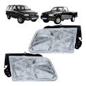 Par Farol S10 Blazer Std Dlx Executive 1995 A 2000 Cromado Ambos Lados