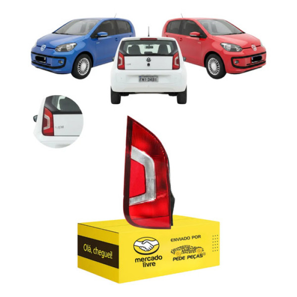Lanterna Sinaleira Esquerda Vw Up 2014 15 16 2017 Cristal Esquerdo/motorista