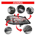 Sinaleira Gm Astra 1998 99 2000 01 2002 Cromado C/avaria Ld Direito/passageiro