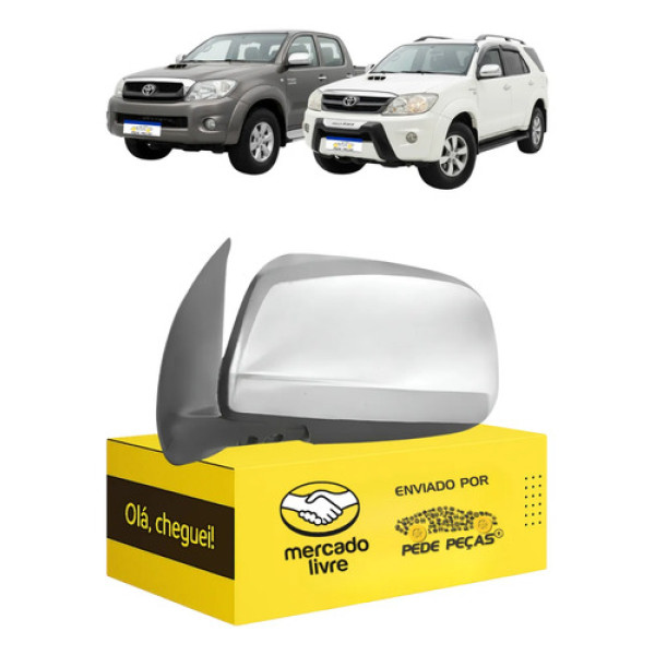 Retrovisor Hilux Sw4 Srv Std Sr 2005 06 07 08 09 10 2011