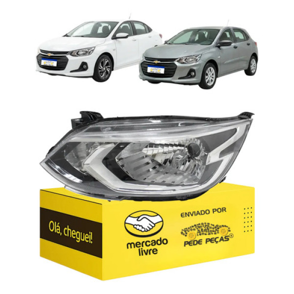 Farol Chevrolet Onix Plus Ltz 2020 2021 2022 2023 2024 2025