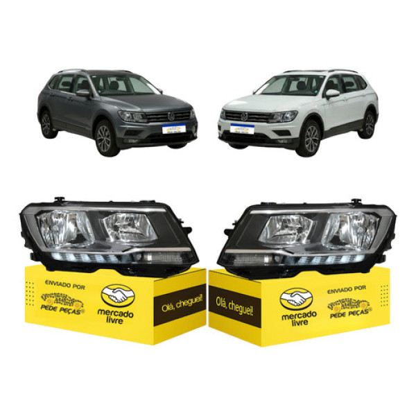 Par Farol Sinaleira Volkswagen Tiguan 2018 2019 2020 2021 Ambos Lados
