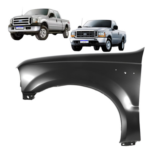 Paralama Ford F250 F350 F4000 1999 2000 2001 2002 A 2011 Le Preto