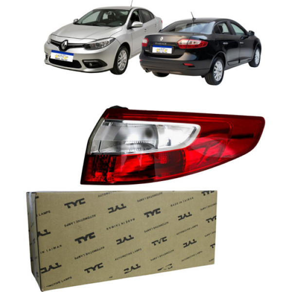 Lanterna Canto Direita Renault Fluence 2011 A 2016 Sem Led