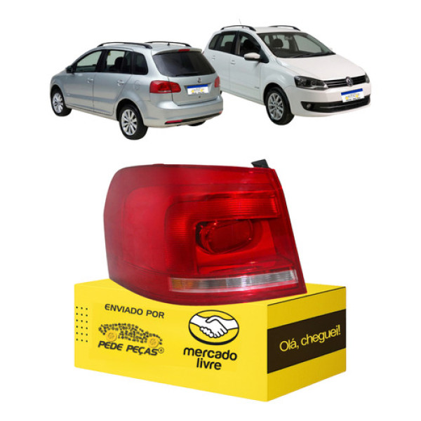 Lanterna Sinaleira Spacefox 2011 2012 2013 2014 Esquerdo Esquerdo/motorista Vermelho