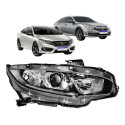 Farol Honda Civic G10 2017 2018 A 2021 Com Led Elétrico Ld Direito/passageiro