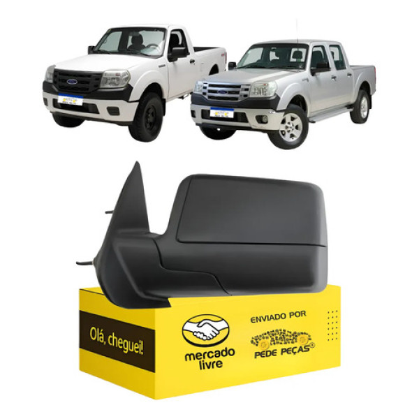 Retrovisor Ford Ranger 2009 2010 2011 2012 Esquerdo